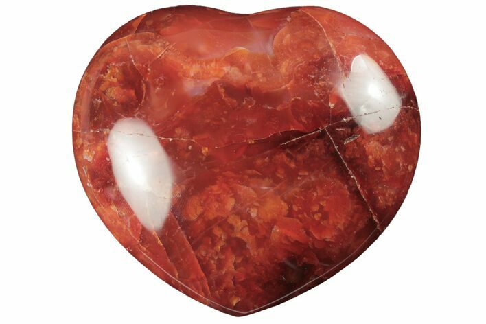 Colorful Carnelian Agate Heart #205161